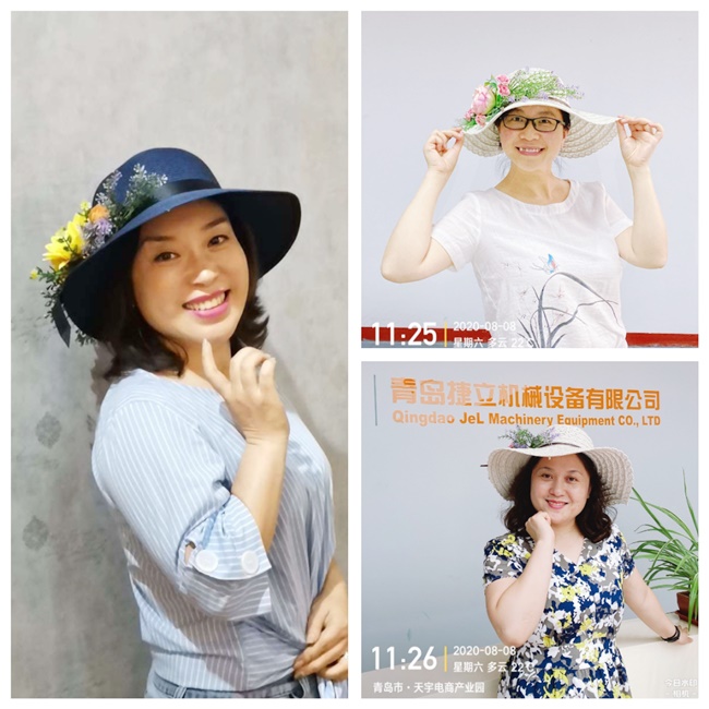 “帽”美如花，惊艳一“夏”青岛坦力清洁设备举办“草帽DIY”