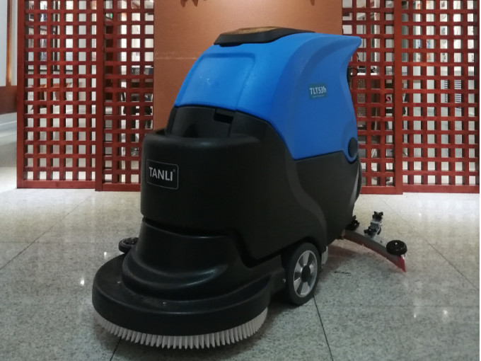 工厂手推式拖地车应用于清洁酒店大理石地面